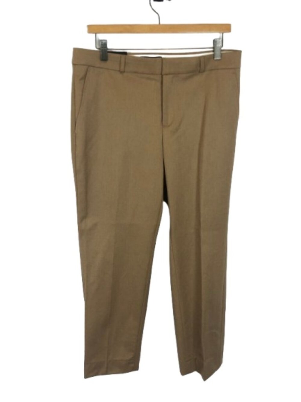 NWT Banana Republic Petite Size 10 10P Camel Structured Flannel Pant Blazer Suit - Picture 5 of 12
